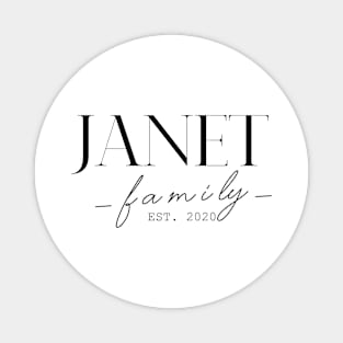 Janet Family EST. 2020, Surname, Janet Magnet